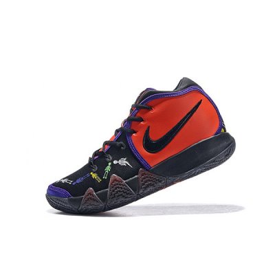 Nike Erkek Kyrie 4 Turuncu / Siyah / Renkli Basketbol Ayakkabısı Türkiye - J4TKOTZX